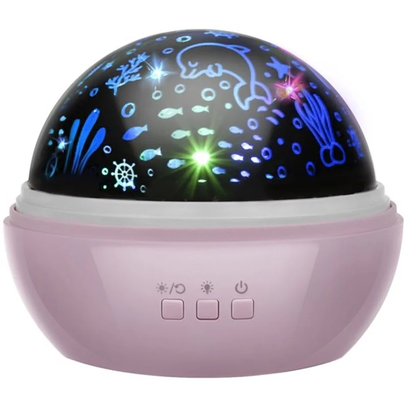 Svietidlo hviezdne nebo DREAM ROTATING PINK