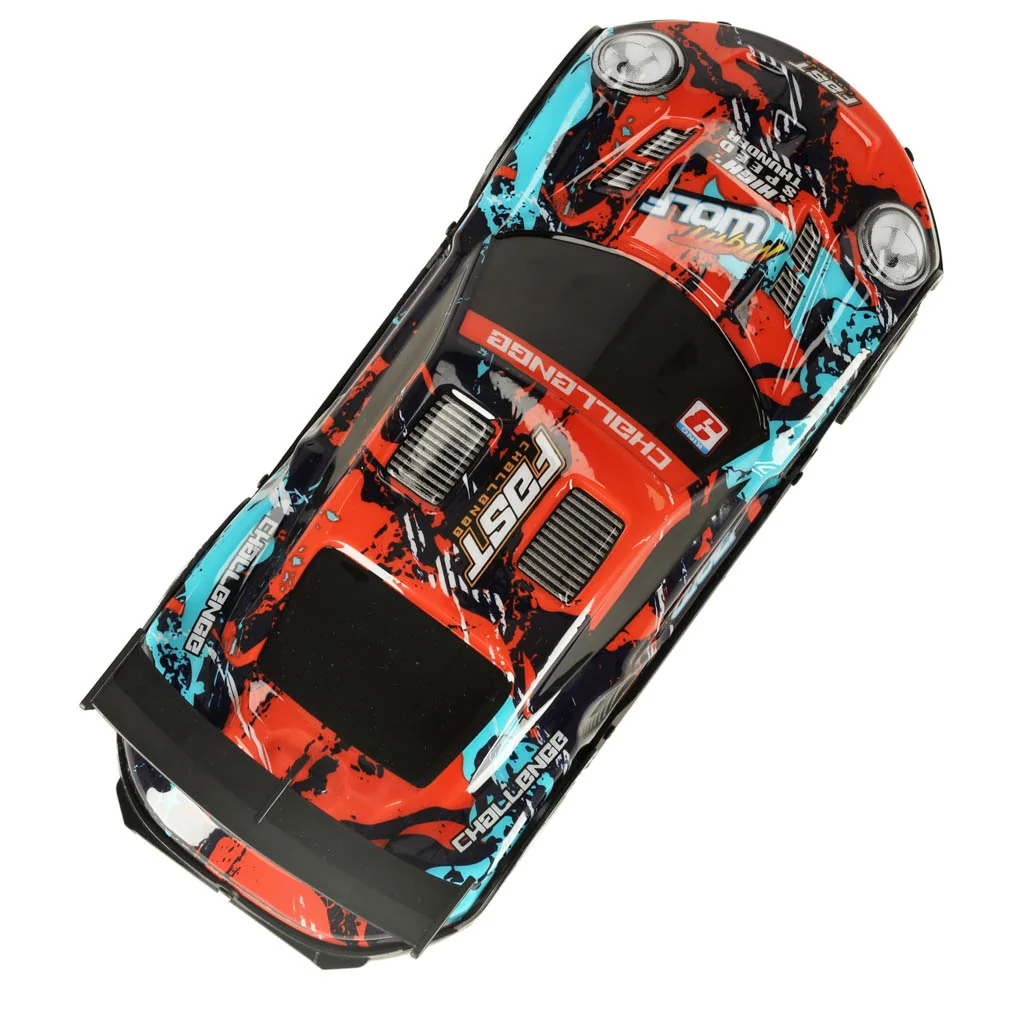 Auto, autíčko na diaľkové ovládanie - športové auto modro-červené 2,4 GHz