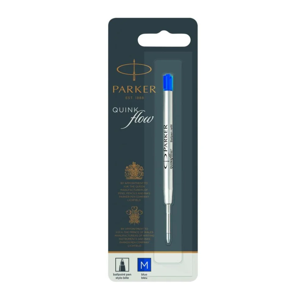 Náhradná náplň do guľôčkového pera Parker medium 0,7mm modrá-Parker