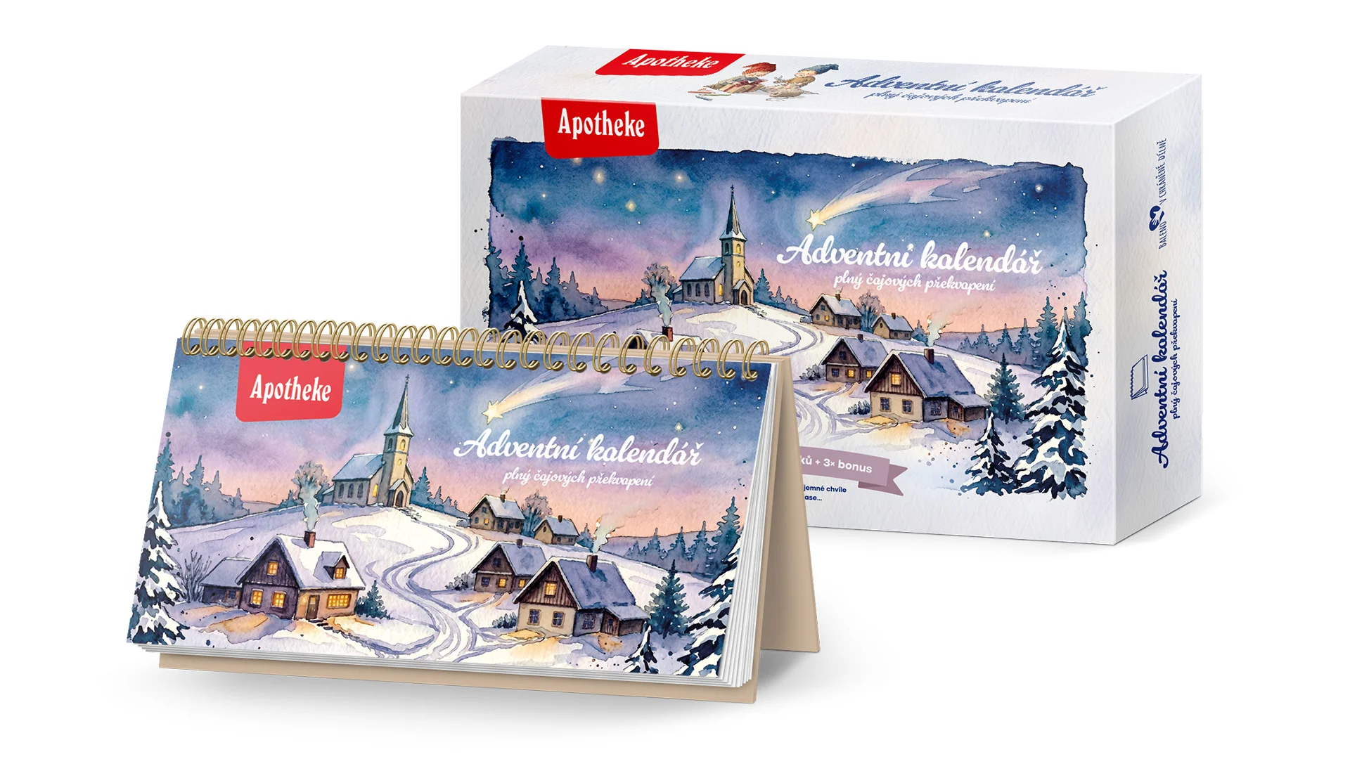Apotheke Adventný kalendár čajových prekvapení 24+3 ns 1 ks