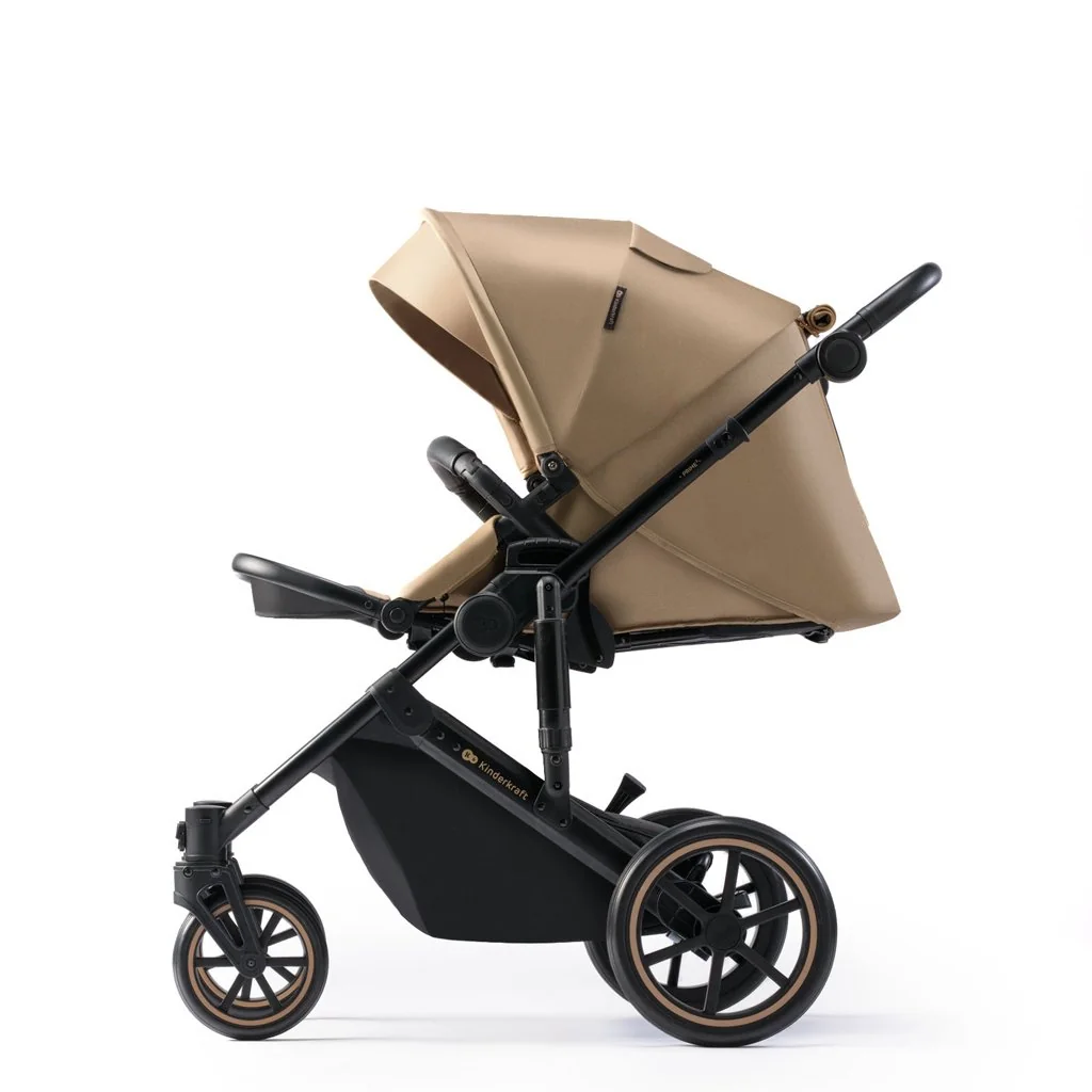 Kinderkraft PRIME 2 kombinovaný kočík 3v1 Sandrose Beige Premium
