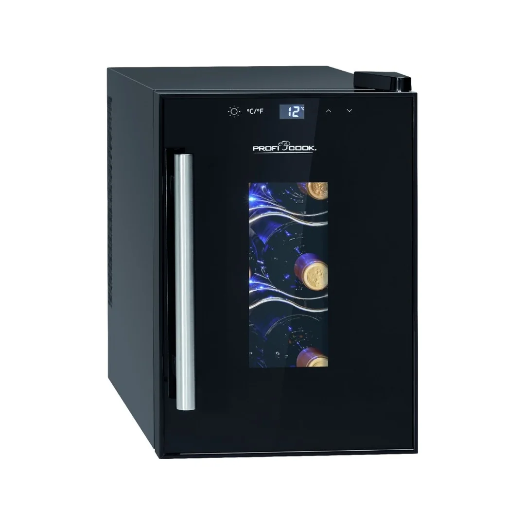 ProfiCook WK 1230 vinotéka na víno 6 fliaš 17 l čierna