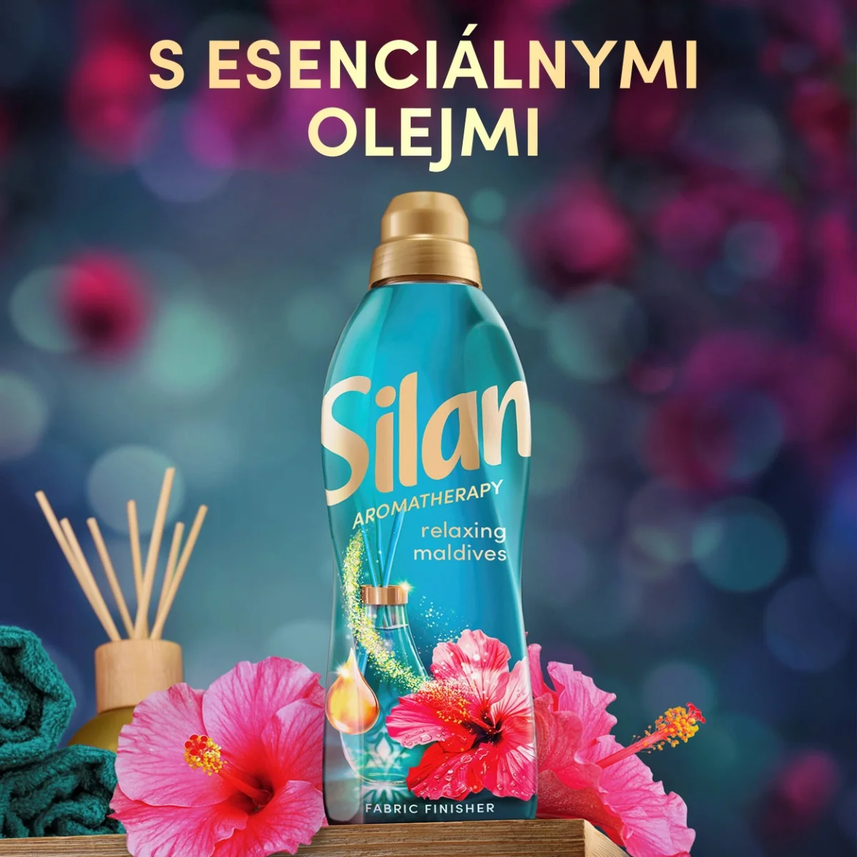 Silan AT aviváž Relaxing Maldives 50 praní, 1,1 l 1×1100 ml, aviváž