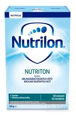 Nutrilon 1 NUTRITON 1×135 g, dietetická potravina, od narodenia