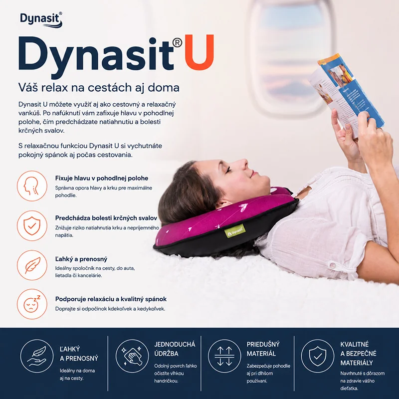 Dynasit U-air Curled Tehotenský popôrodný vankúš na sedenie