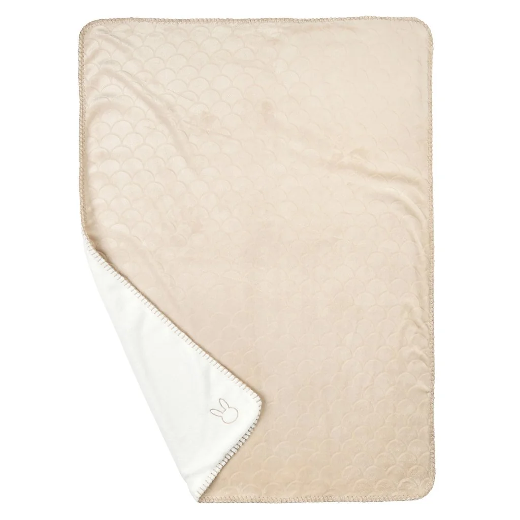 Deka Lapidou sand/white 75x100 cm