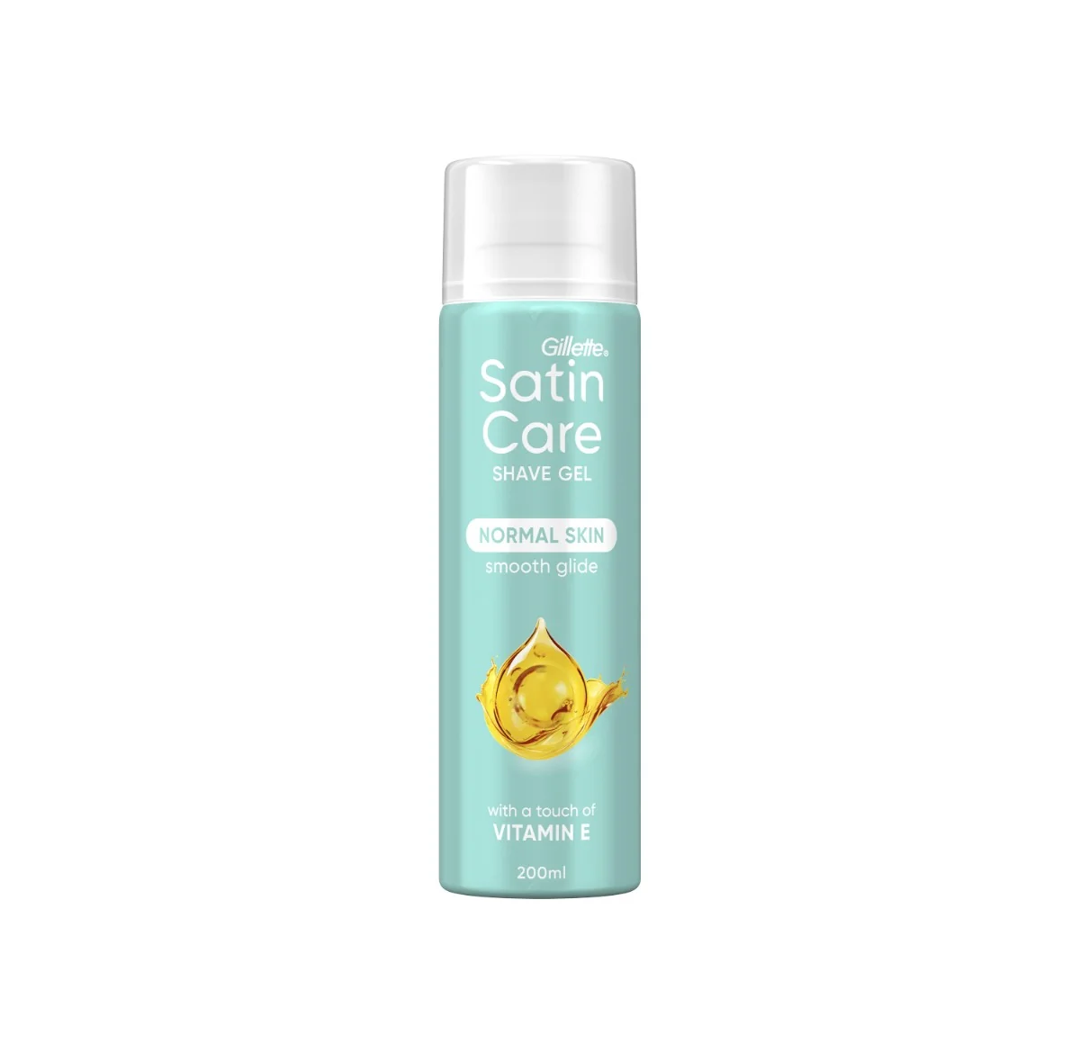 Gillette Satin Care gél na holenie s vitamínom E 200 ml 200 ml