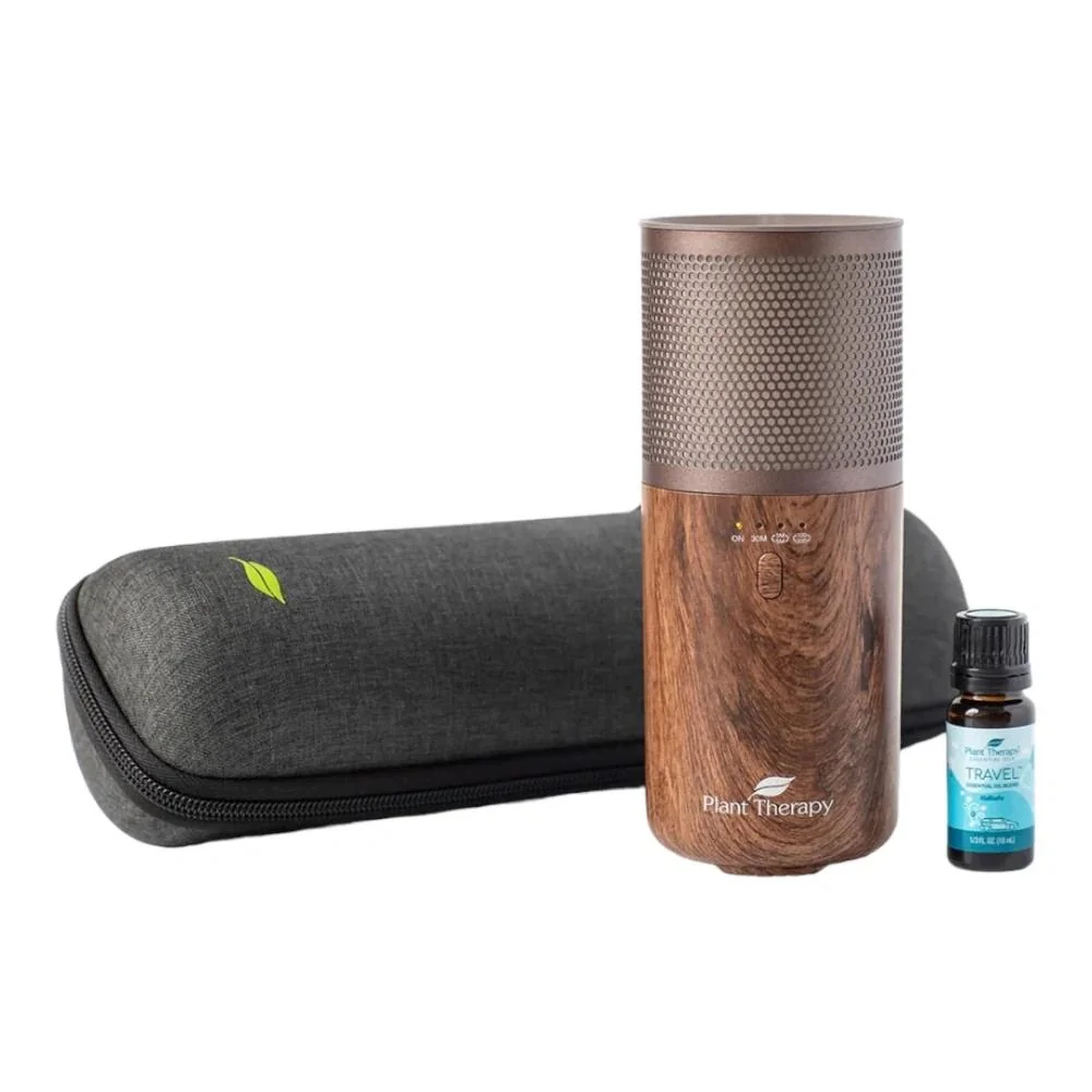Plant Therapy USB prenosný difuzér Wood Grain s cestovným balením Objem: 50 ml