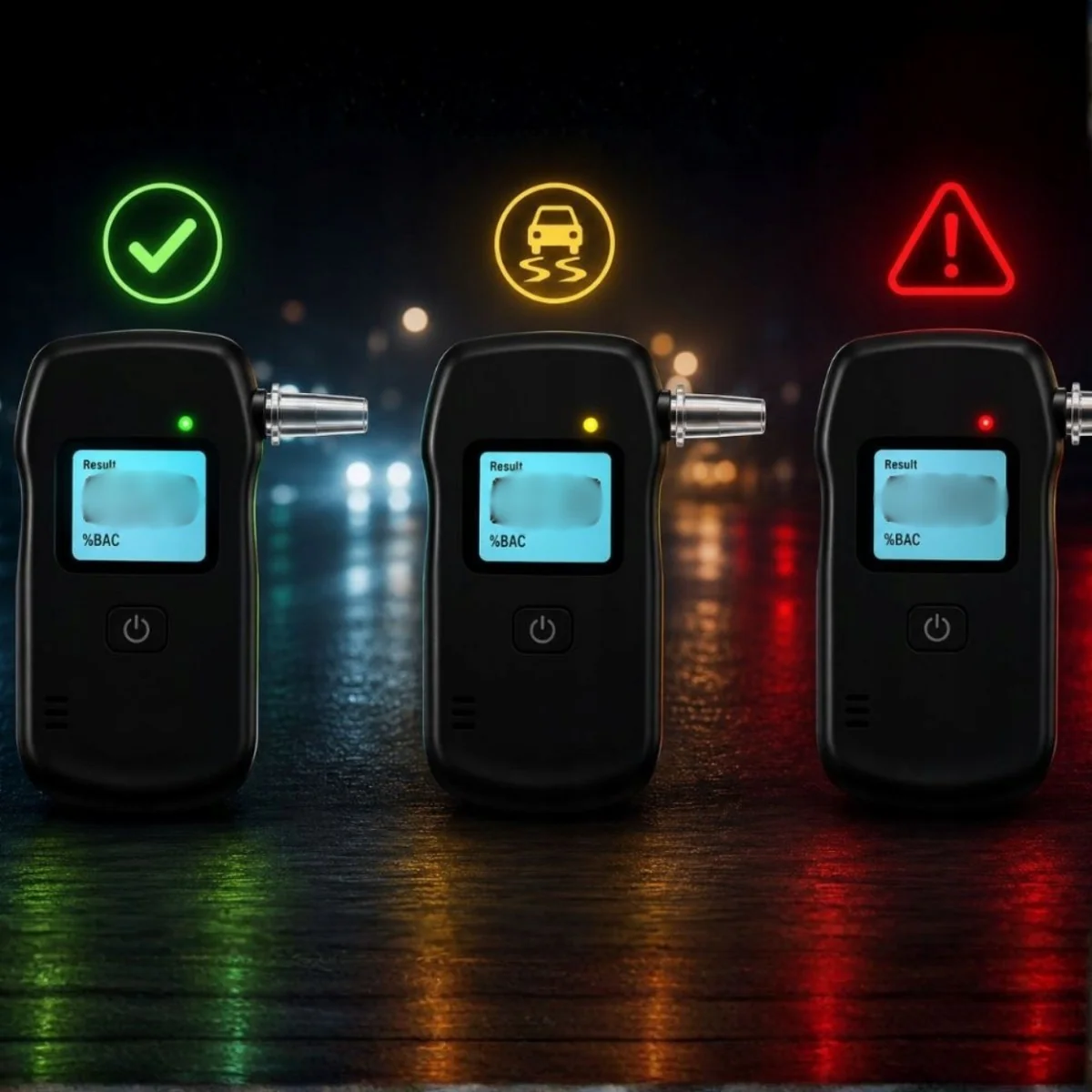 Digitálny alkohol tester s LCD
