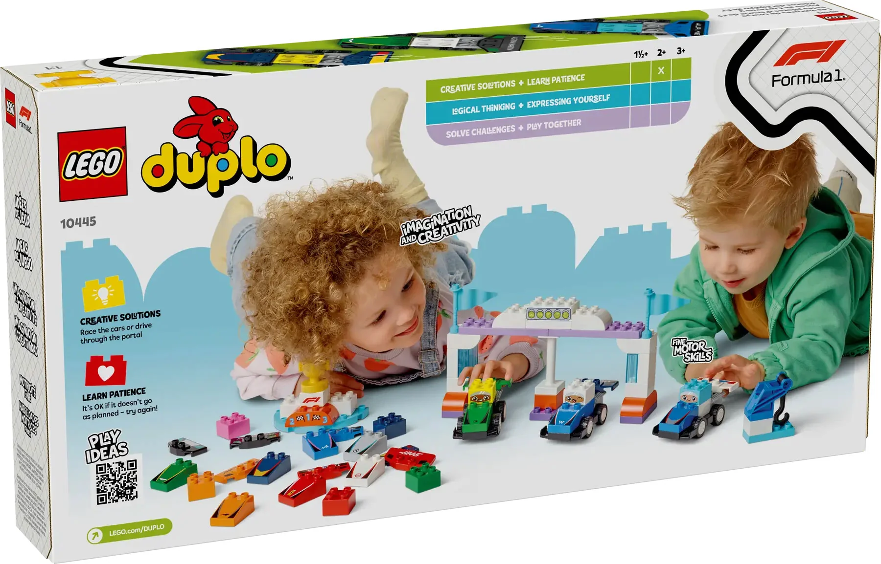 LEGO Pretekárske autá a šoféri tímu F1 10445 