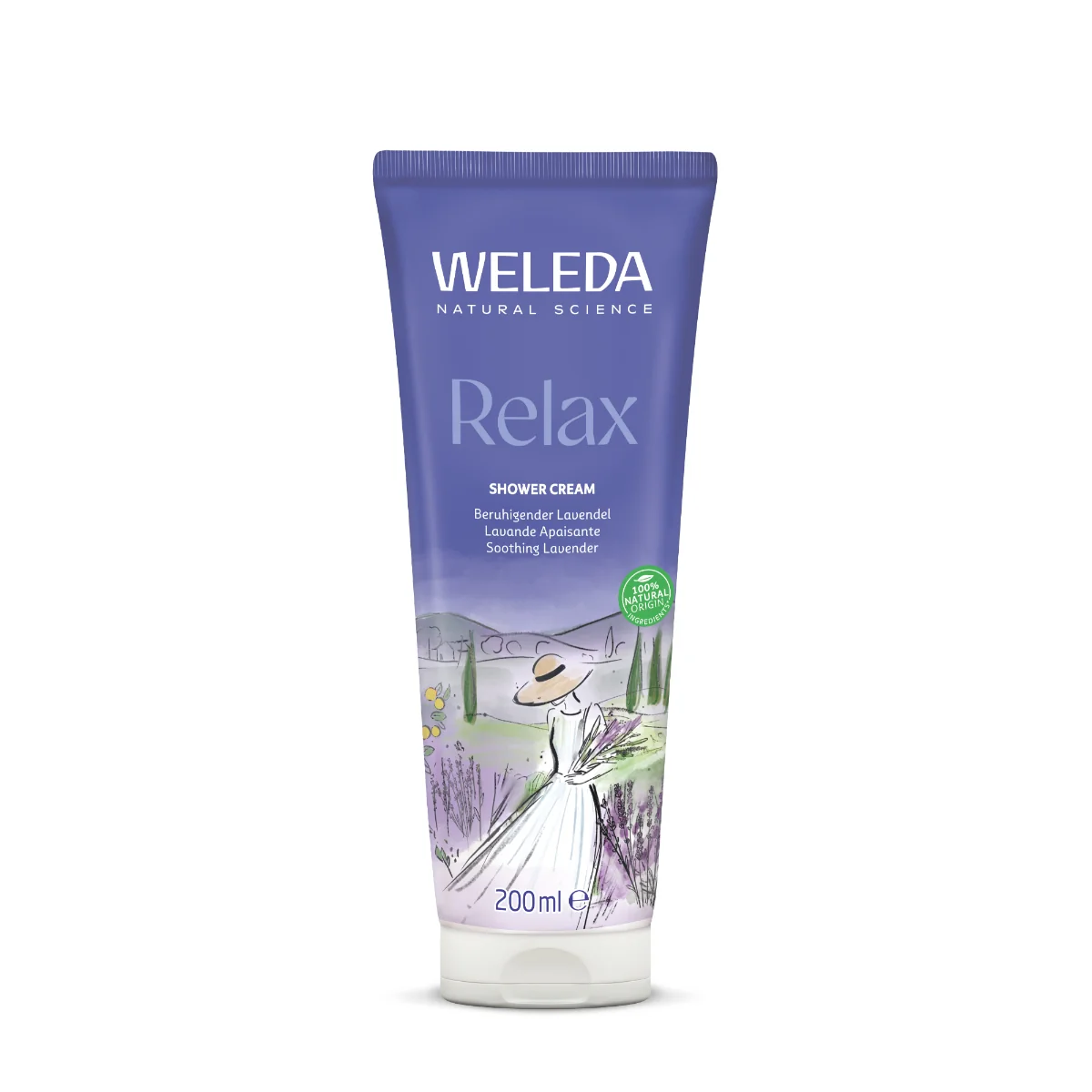WELEDA RELAX Levandulový sprchovací krém 200 ml