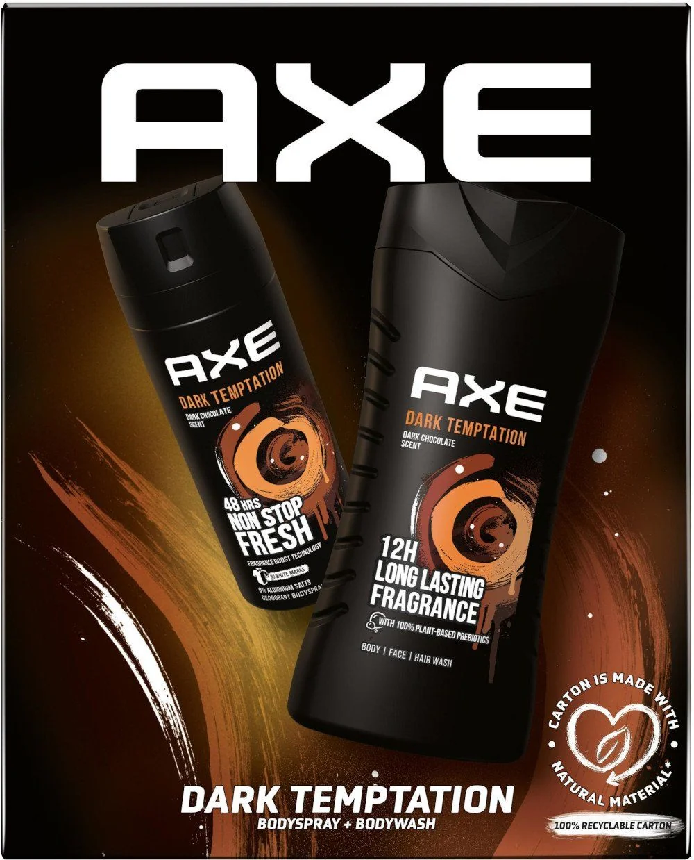 Axe k. Dark Temptation (sg+deo) 1×1 ks, darčeková sada