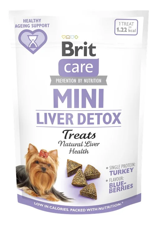 Brit Care Dog Mini treats LIVER DETOX 50 g