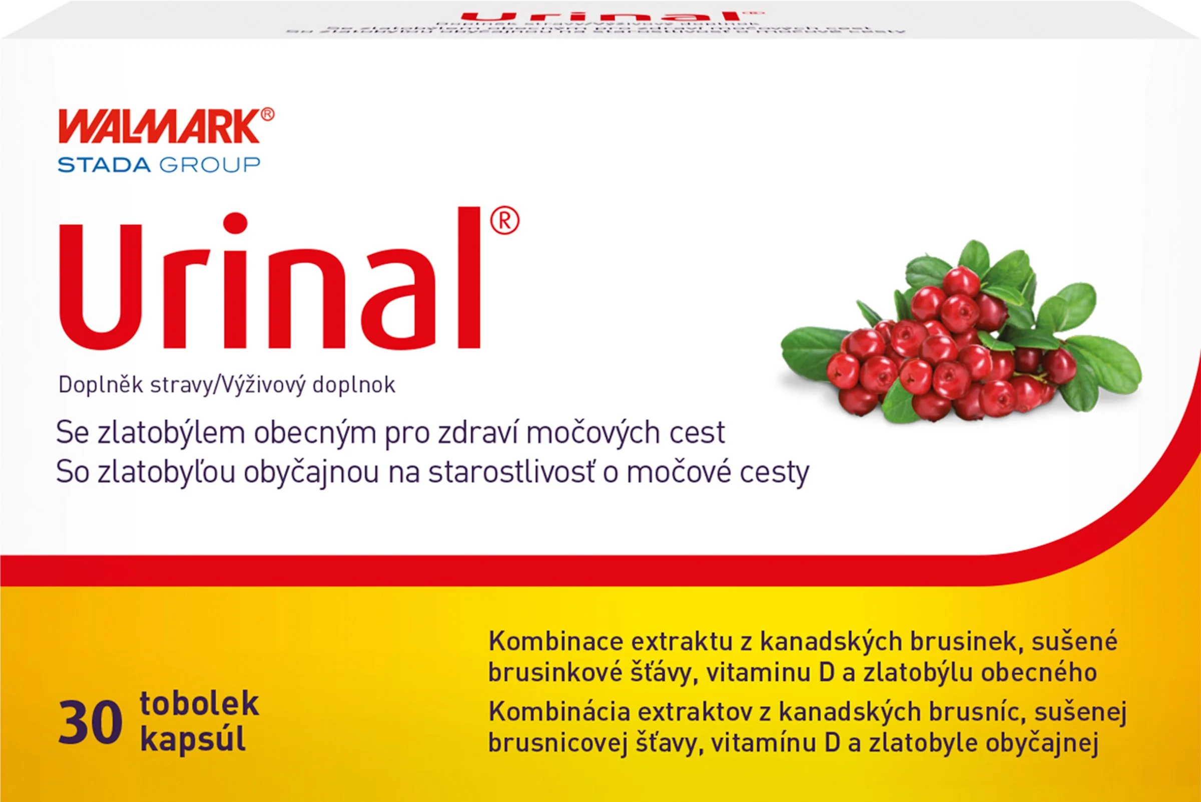Urinal 1×30 cps, výživový doplnok