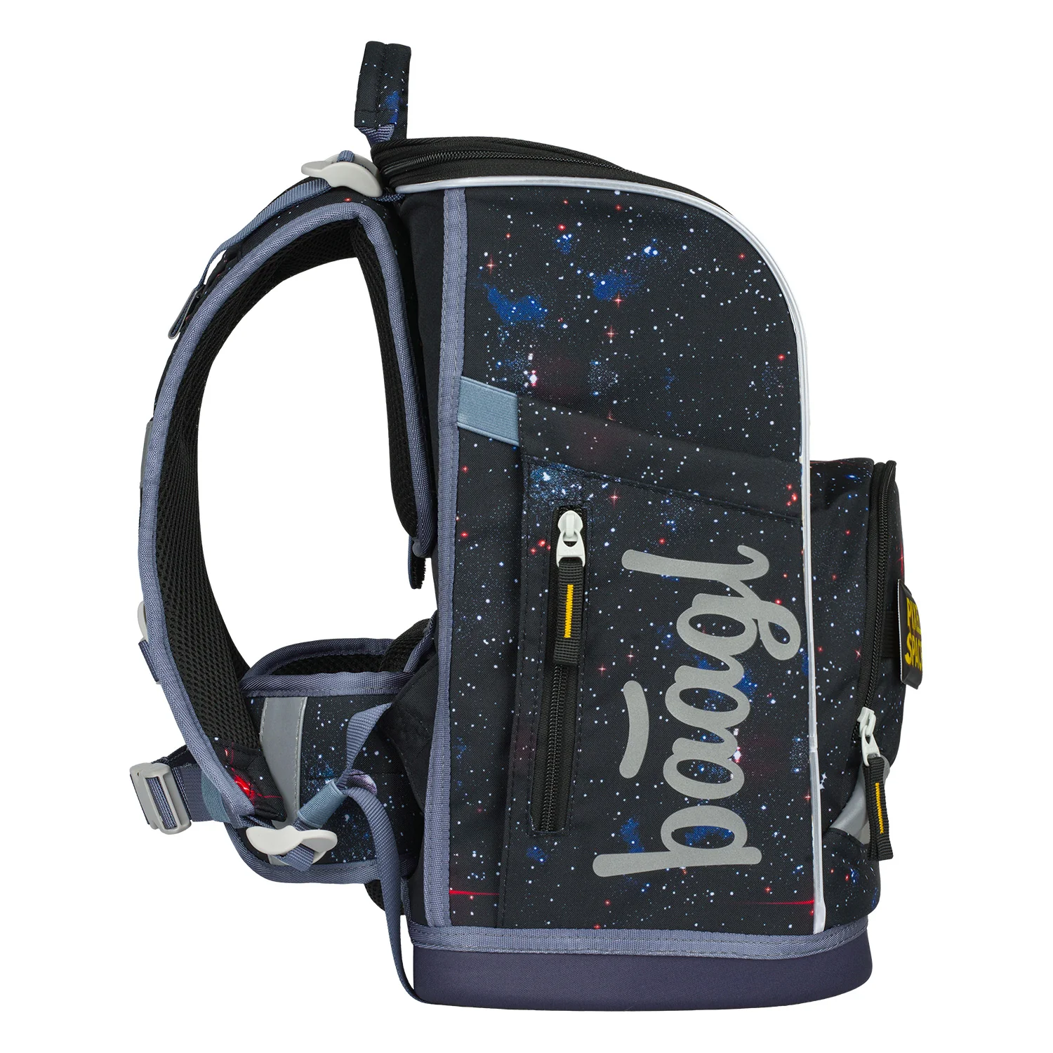Baagl Školská aktovka Zippy Plus Pixel Space s príslušenstvom