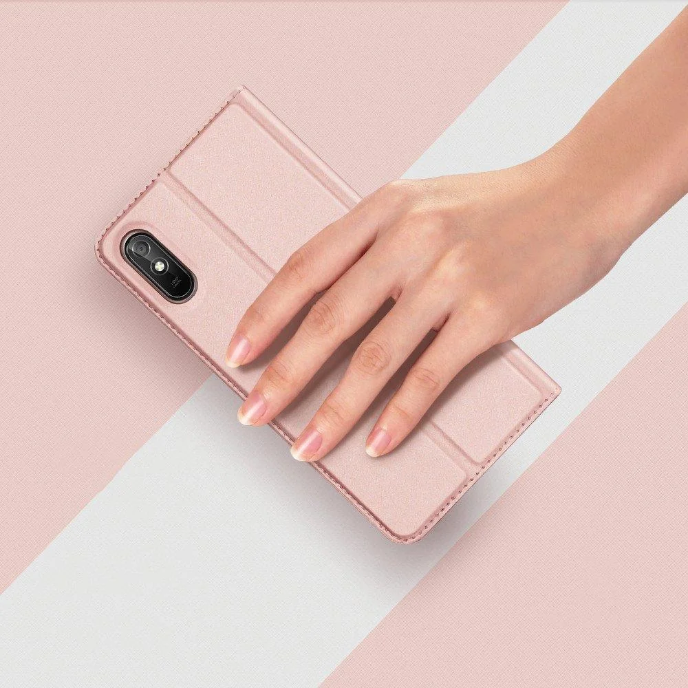 Knižkové puzdro Skin Pro pre Xiaomi Redmi 9A - Čierna Elegantná ochrana