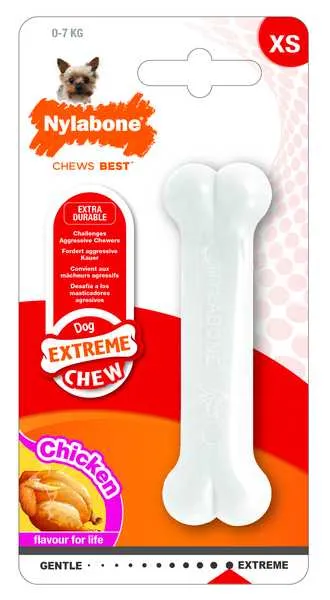 Nylabone Healthy Edibles Extreme Chew Chicken XS