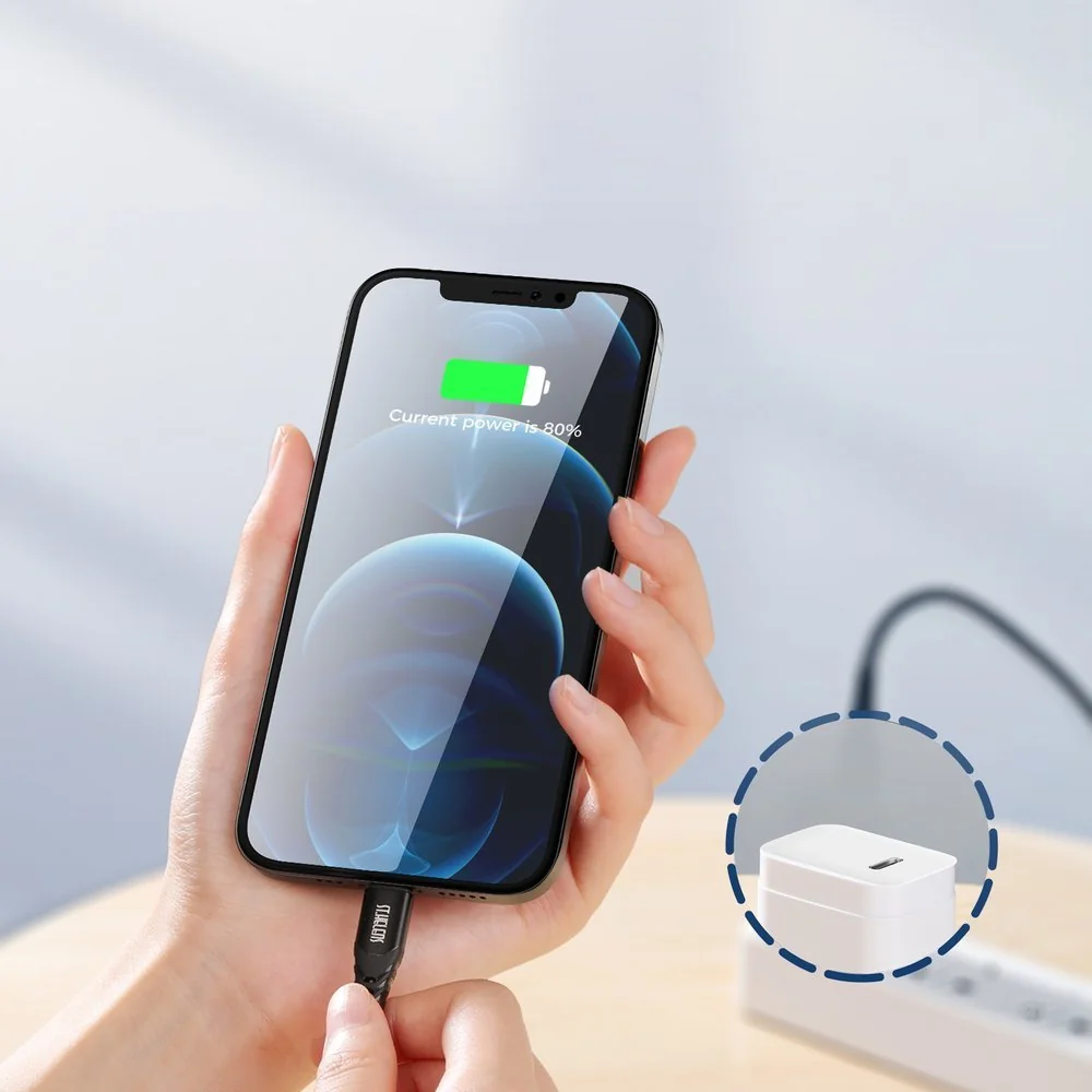 Joyroom Fast Charging kábel USB-C / Lightning 2.1A 1.2m, čierny