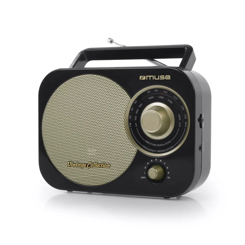 MUSE M-055RB, retro rádioprijímač