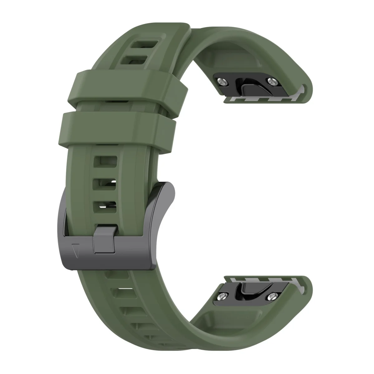 BStrap Silicone Carson remienok na Garmin Fenix 5x / 5x Plus / 6x / 6x Pro / 7x / 8 51mm, army green Pro / 7x / 8 51mm, army green