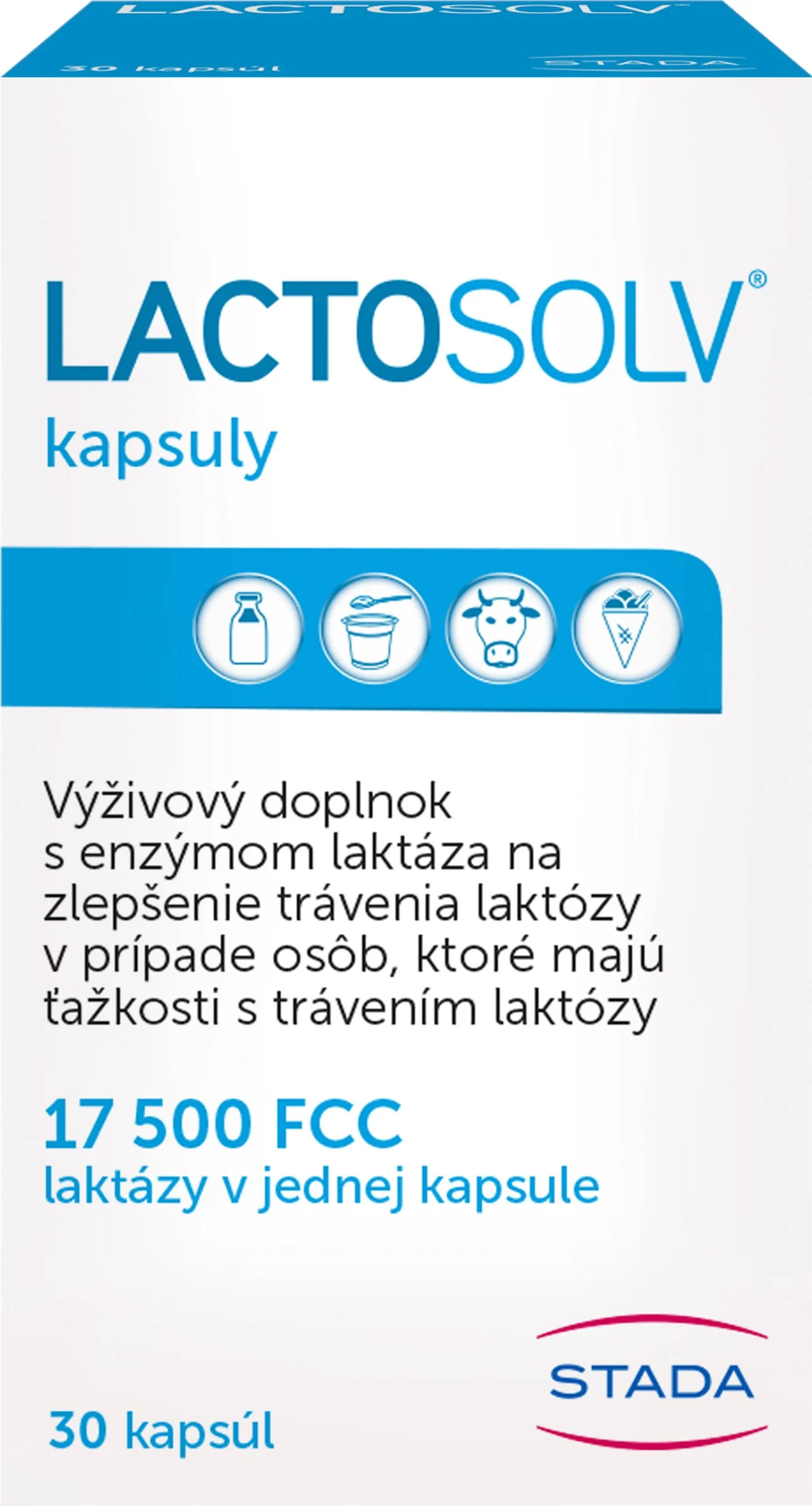 LACTOSOLV 1×30 cps, výživový doplnok