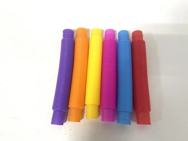 Alltoys Fidget trubičky 1×6 ks, hračka