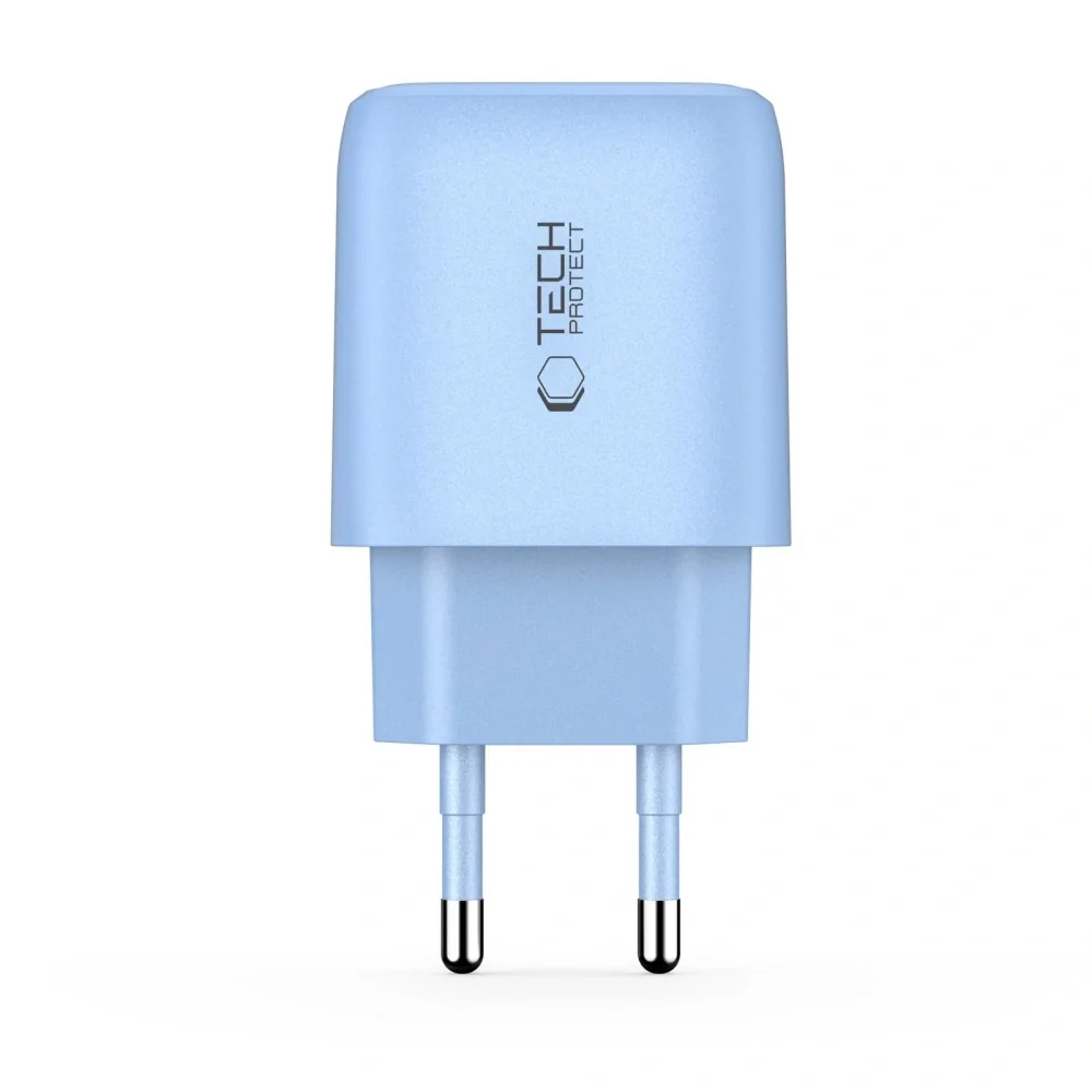 Tech-Protect NCA30 sieťová nabíjačka 30W PD QC, modrá