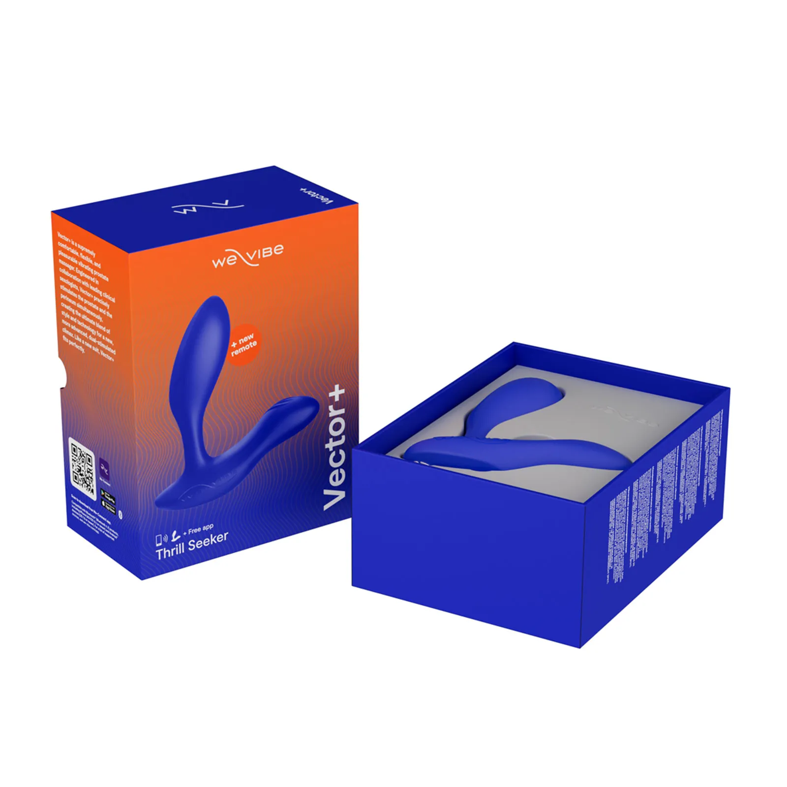 Stimulátor prostaty - We-Vibe Vector+ modrá