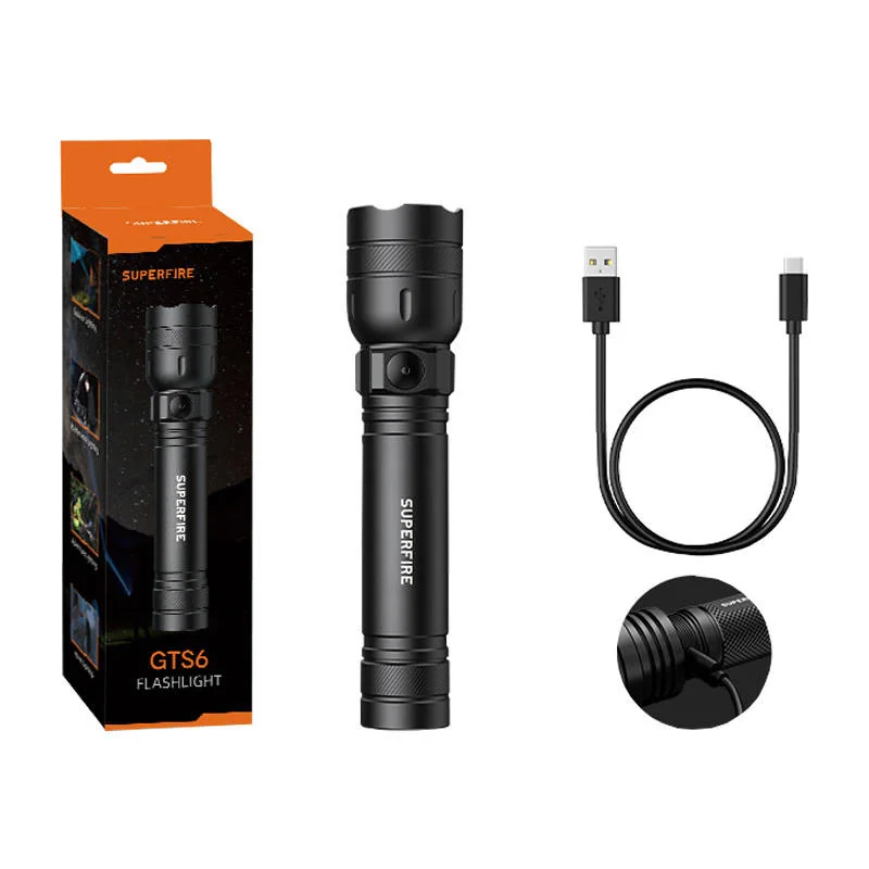 Superfire GTS6 baterka 360lm, čierna