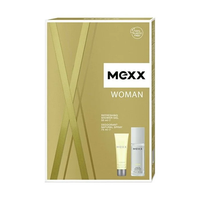 MEXX WOMAN DEO ROZPRASOVAC 75ML+SPR GEL 50ML 1SET 1× 1ks, sada