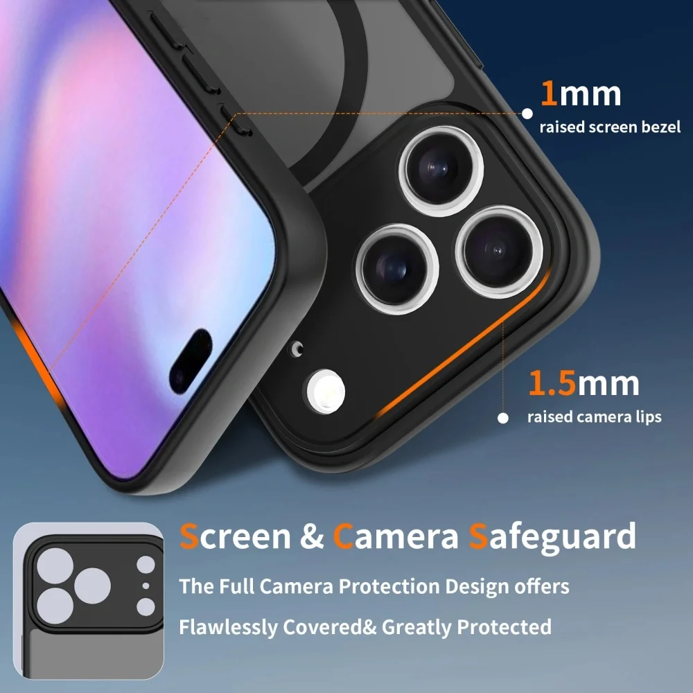 Tech-Protect BasicMag MagSafe kryt na iPhone 17 Pro, čierny 