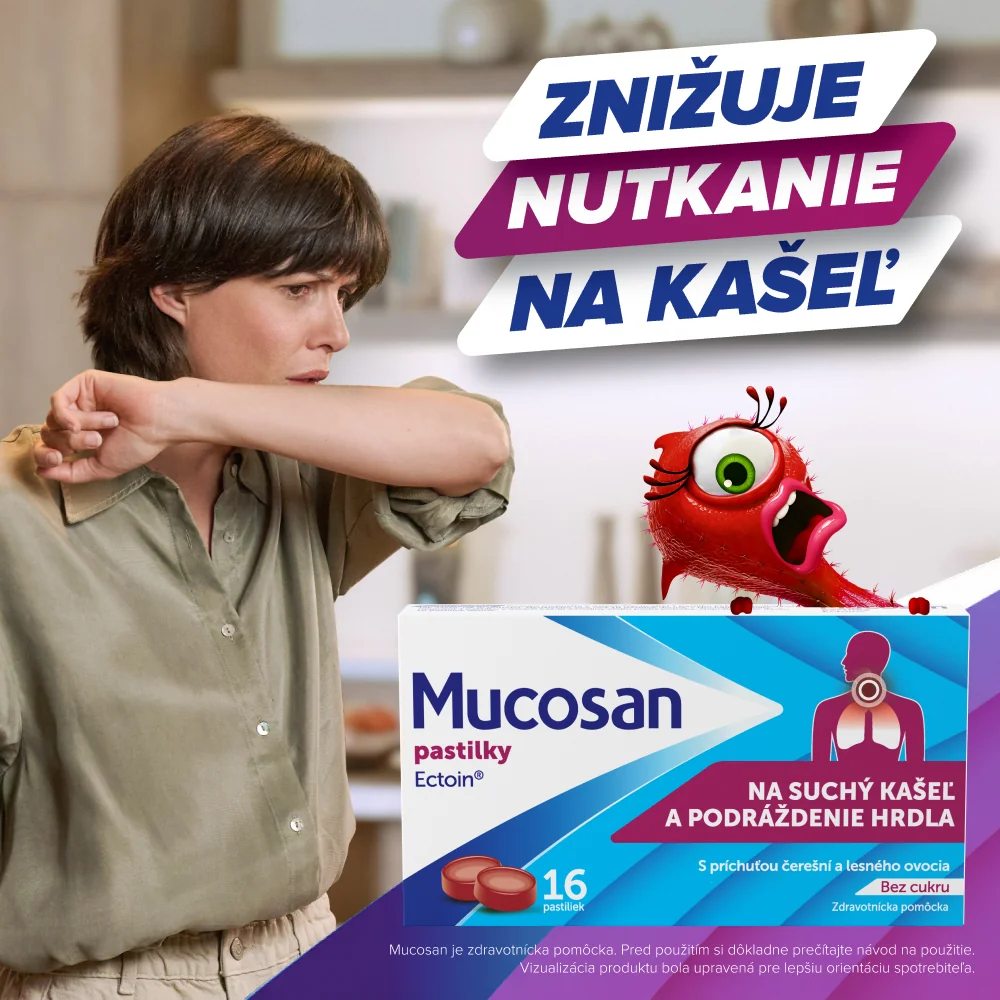 Mucosan pastilky 16 ks