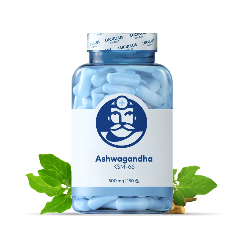Dr. LUCULLUS Ashwagandha 60 kapsúl KSM-66