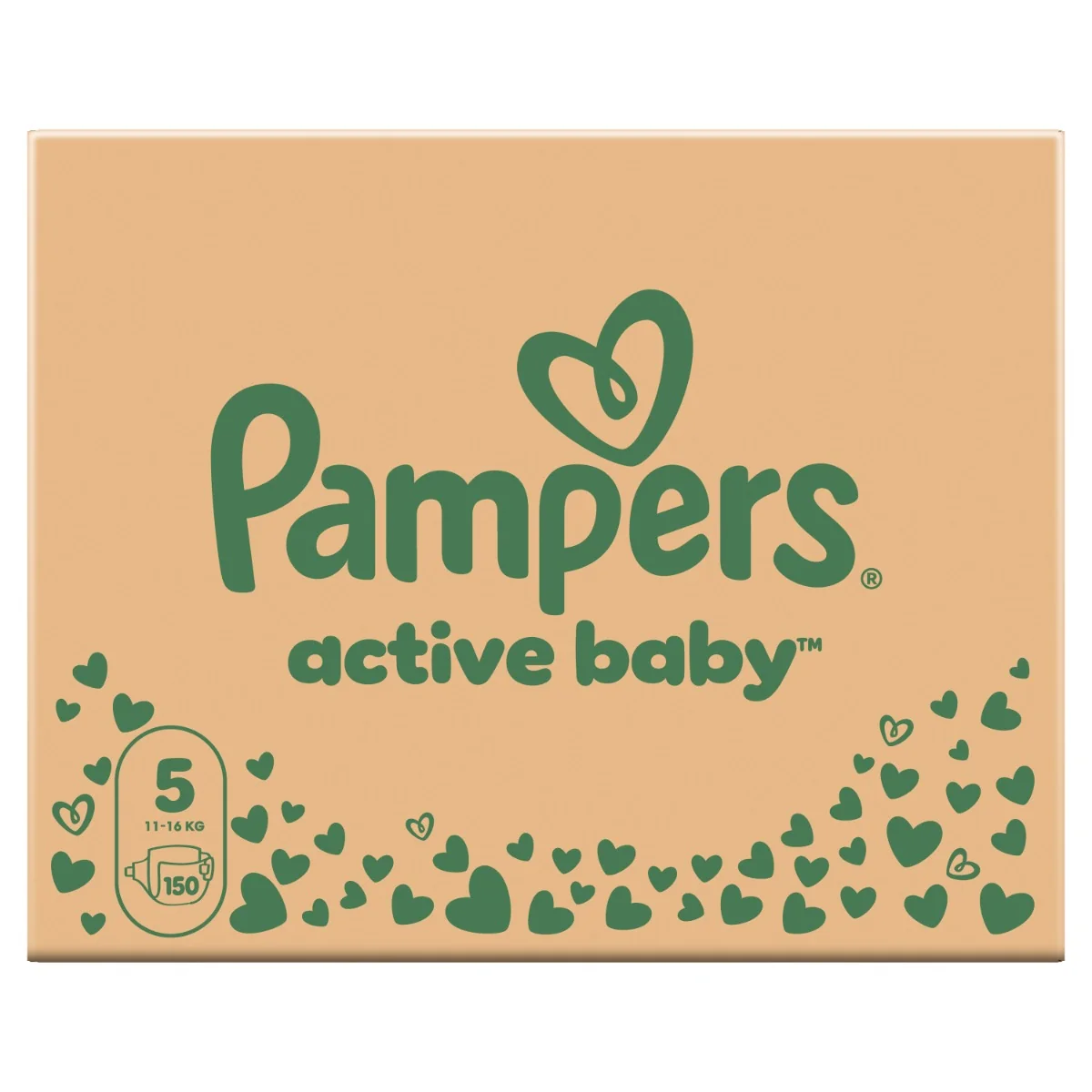 Pampers Active Baby MSB S5 150ks 1×150 ks, plienky