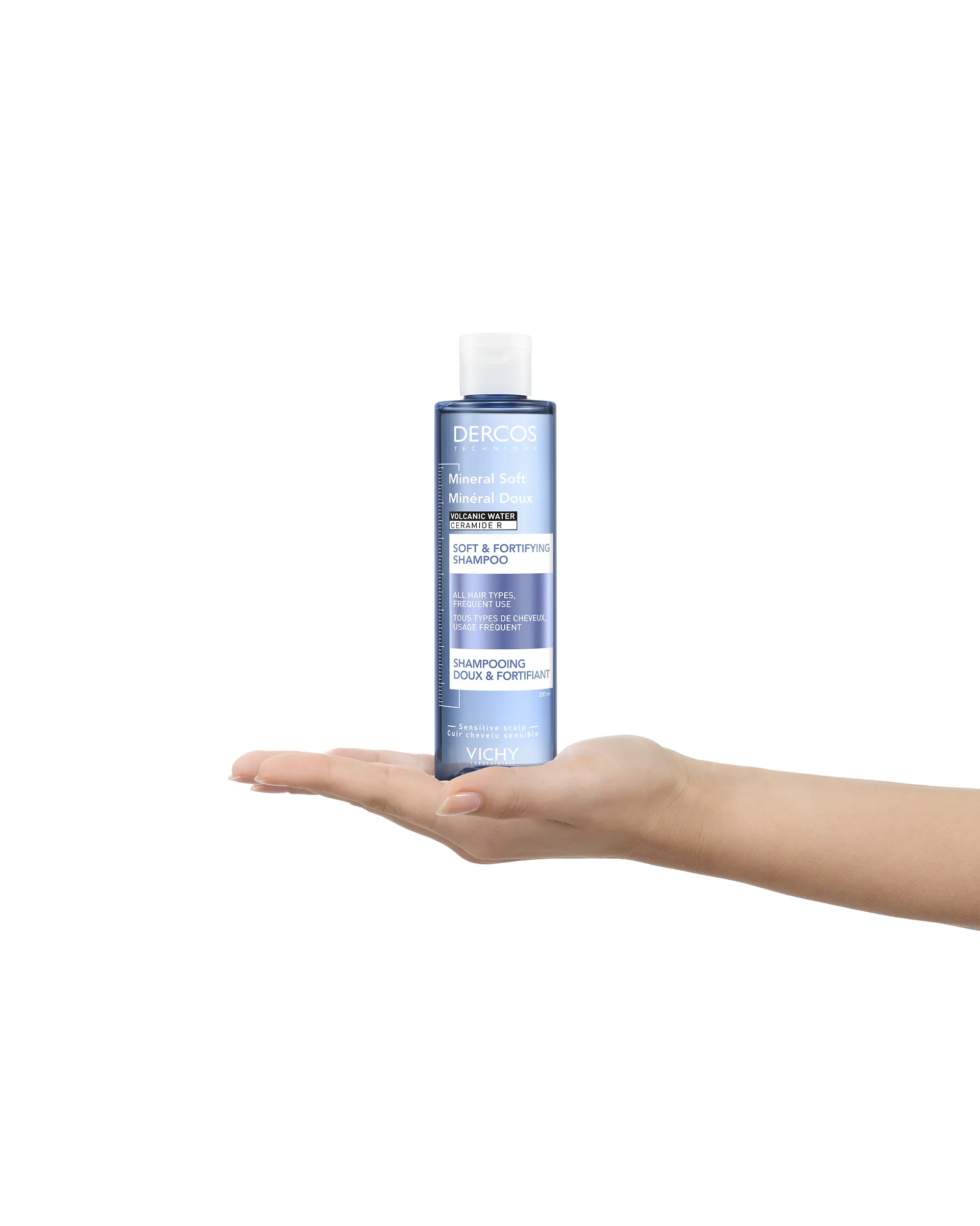VICHY DERCOS Mineral Soft šampón 1×200 ml, šampón