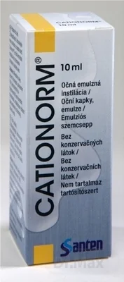 CATIONORM očná emulzná instilácia 1×10 ml, očná emulzia