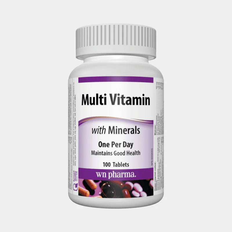 WEBBER NATURALS Multivitamín s minerálmi 1×100 tbl, výživový doplnok