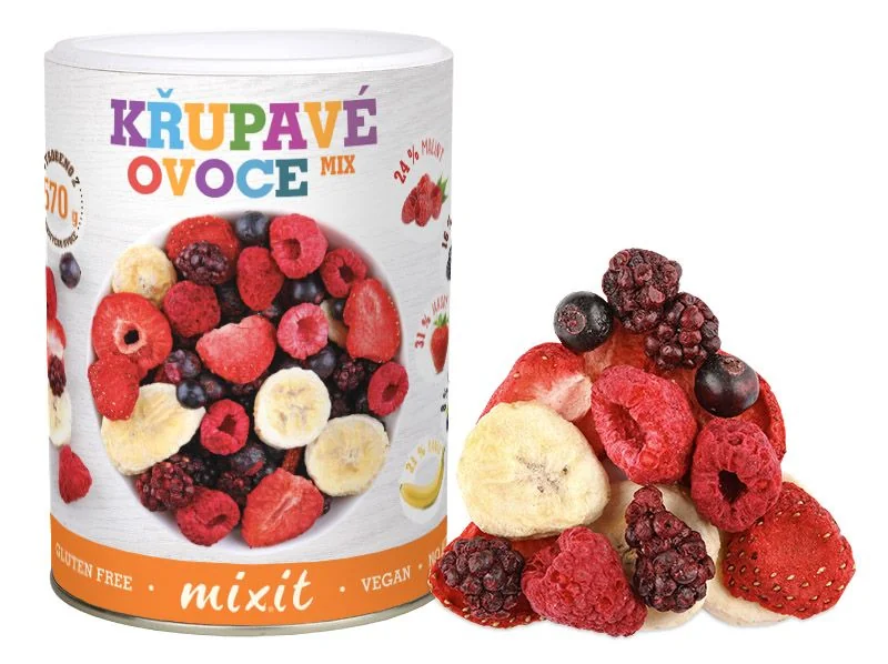Mixit Male Chrumkavé Ovocie 70g 1×70 g, mrazom sušené ovocie