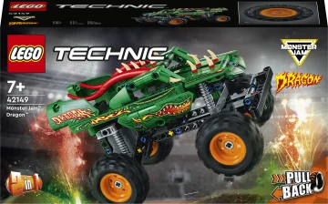 LEGO® Technic 42149 Drak™ Monster Jam™ 1×1 ks, lego stavebnica