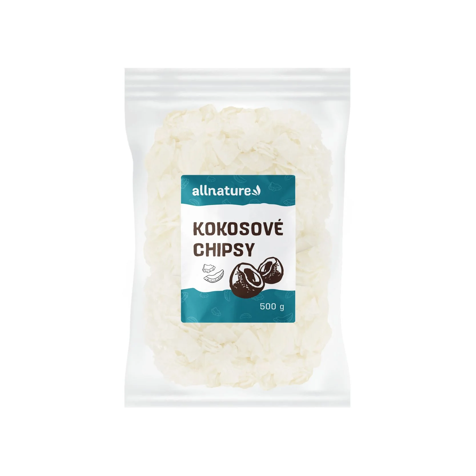 Allnature Kokosové Chipsy 500g 1×500 g, kokosové chipsy