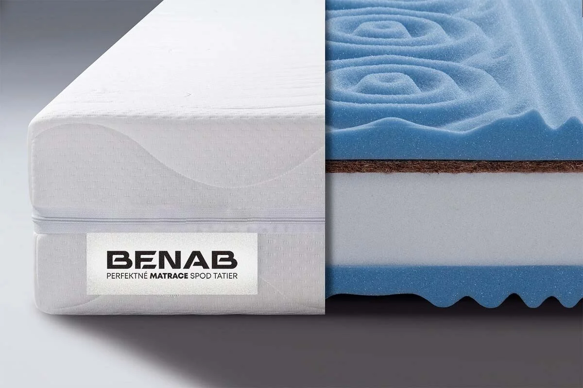BENAB ZERO HARD 200x140 Penový matrac 1×1 kus, penový matrac, 200x140