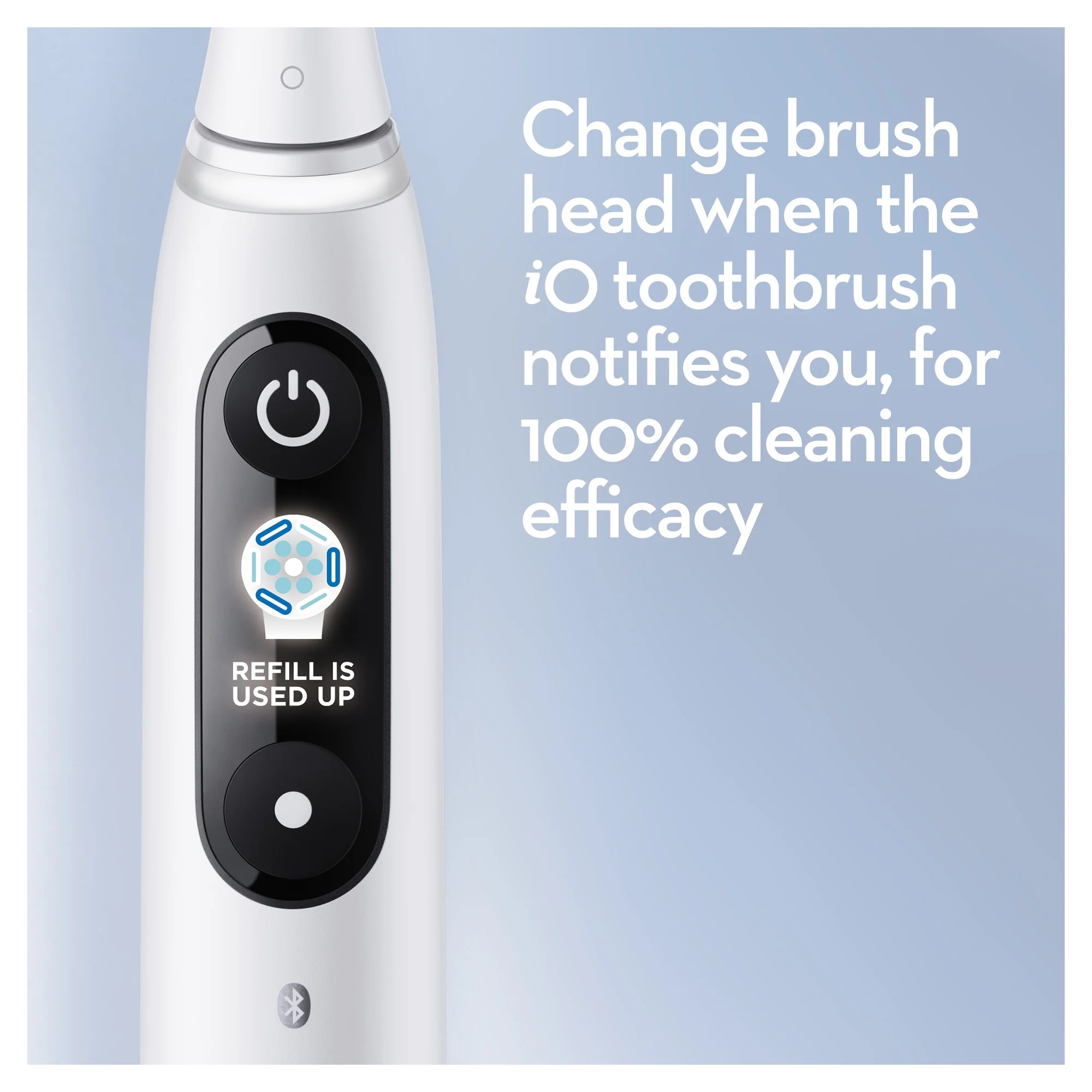 Oral B EK iO Series 9 White alabaster + držiak zubnej kefky + cestovné púzdro 1×1 set, elektroniícká zubná kefka