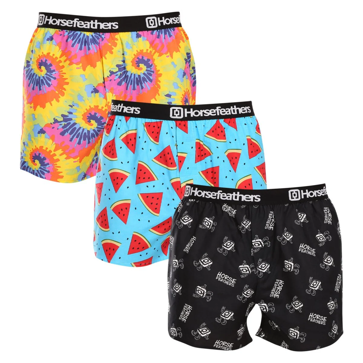 3PACK pánske trenky Frazier Bundle 3 (AM096E) L