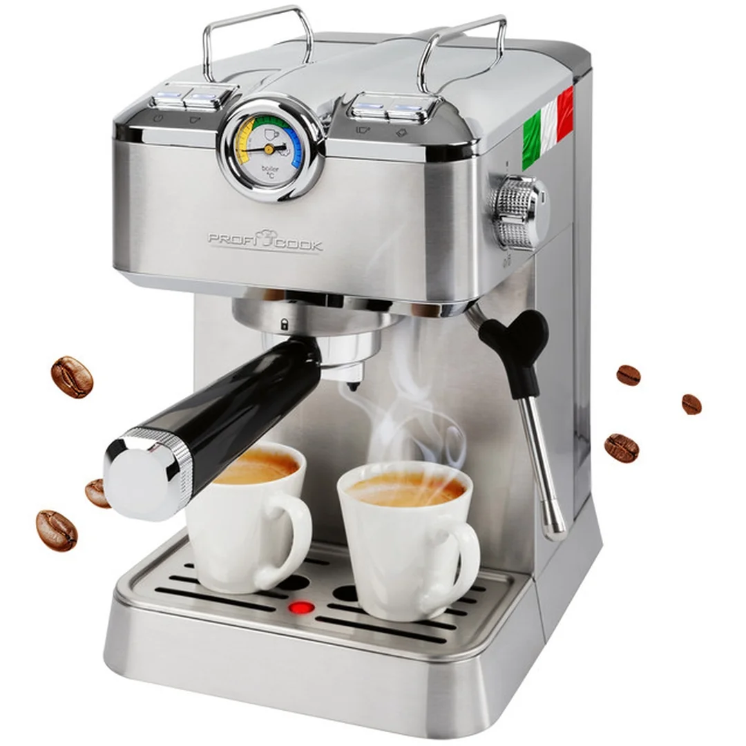 ProfiCook ES-KA 1267 pákový espresso kávovar 2v1, 20 bar, Nespresso kapsule