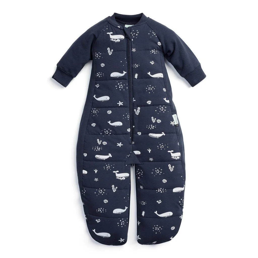 Vak a overal na spanie 2v1 organická bavlna Suit Whale 3-12 m, 6-12 kg, 2,5 tog