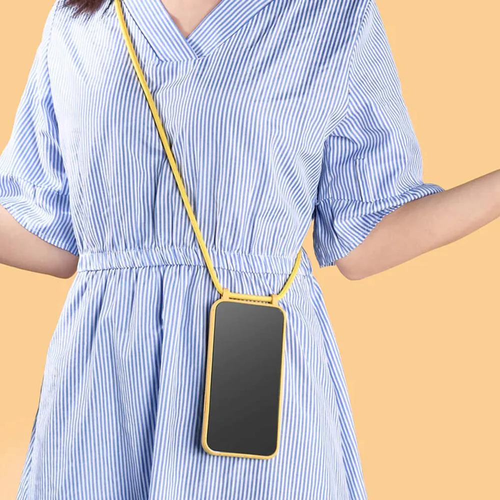 Puzdro s crossbody šňurkou pre iPhone 15 Pro Max - Čier