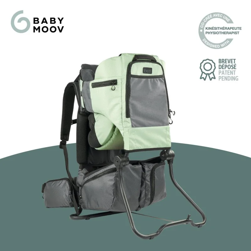 Babymoov krosna na dieťa Moov & Hike Sage Green