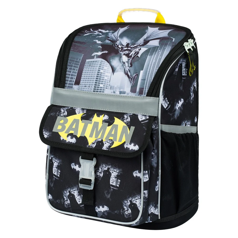 Baagl Školská aktovka Zippy Batman Dark City Čierna, ergonomická