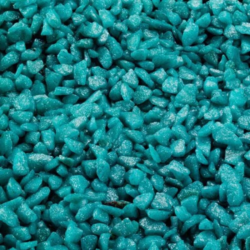 EBI AQUA DELLA Glamour Stone 6/9mm 2kg EMERALD-GREEN -Farebný trblietavý štrk do akvária 