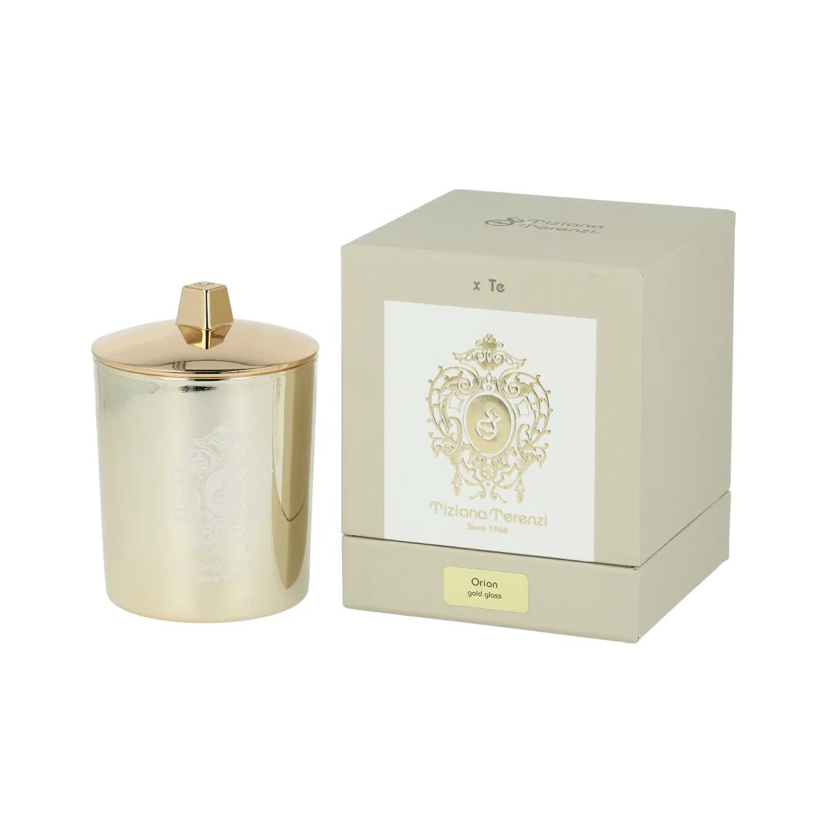 Tiziana Terenzi Orion Scented Candle in Gold Glass 170 g UNISEX